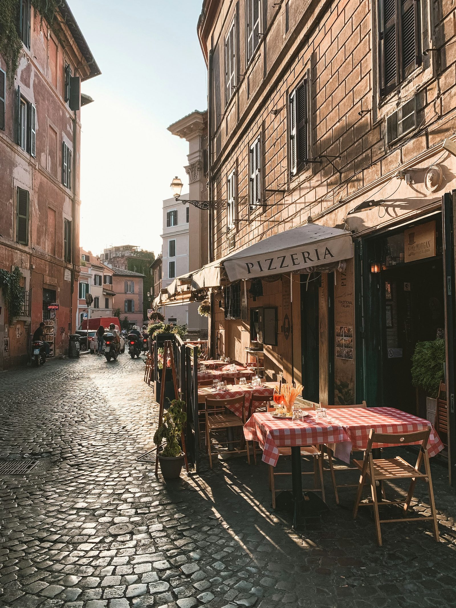 Traditional Trastevere storefront