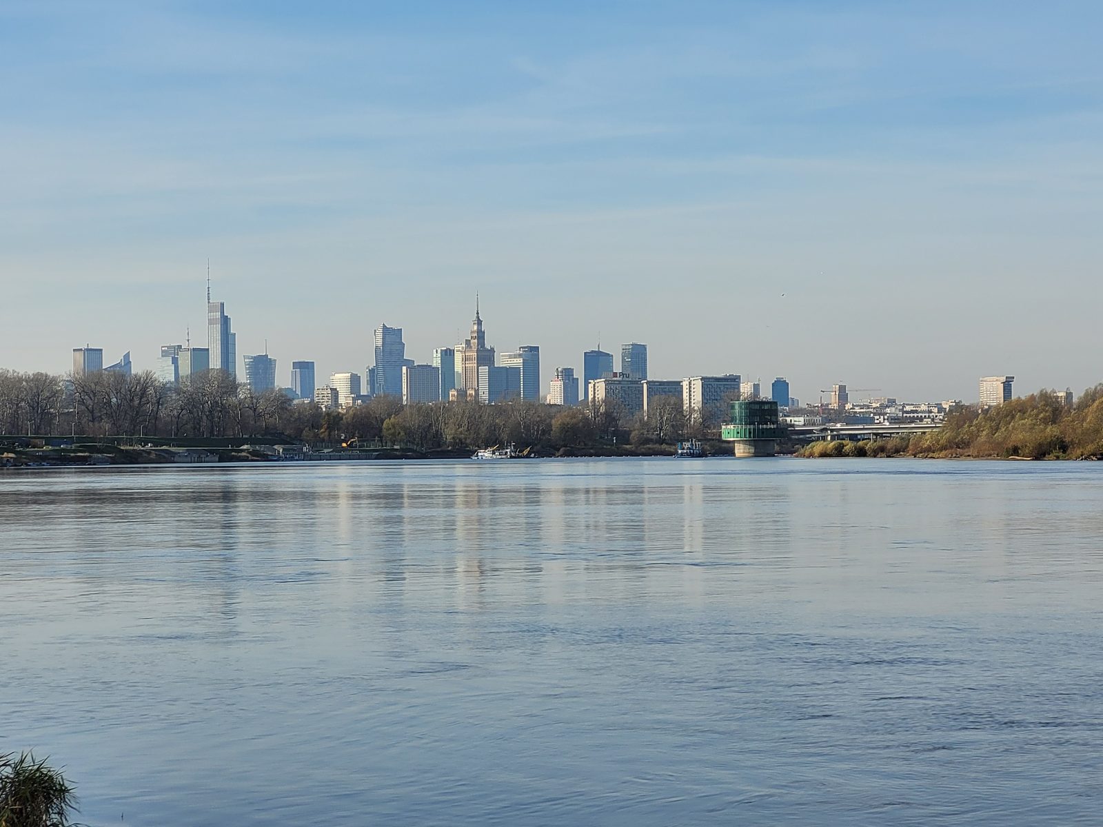 Warsaw skyline from the south, 2025