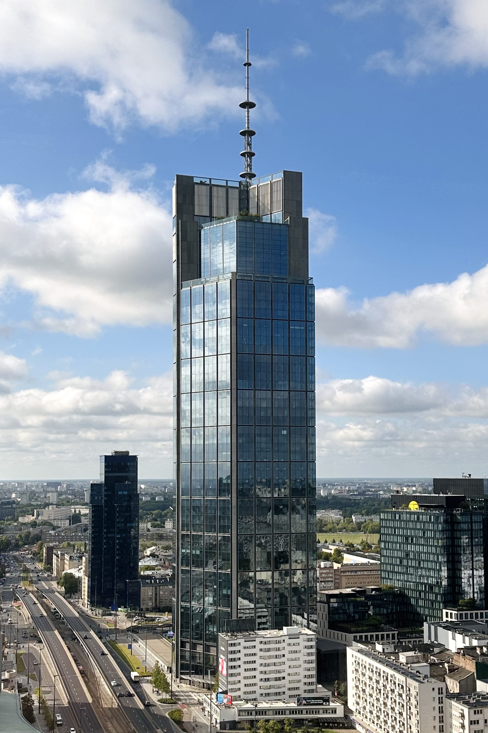 Varso Tower in Wola, the tallest building in the EU at 310 metres
