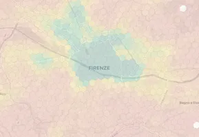 Florence neighborhood heatmap