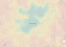 Milan neighborhood heatmap
