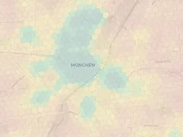 Munich neighborhood heatmap