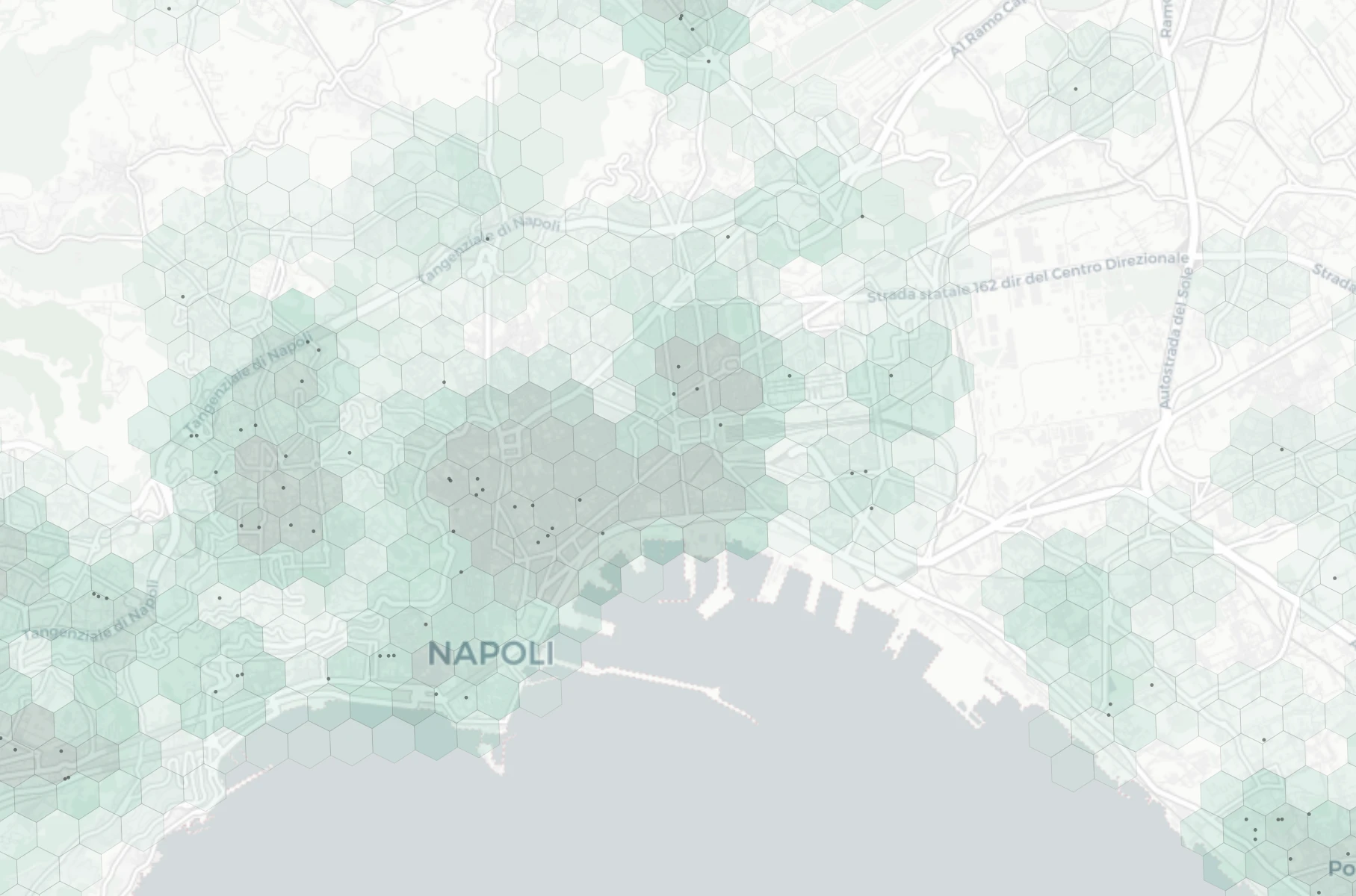 Naples Family heatmap -- neighborhood scores