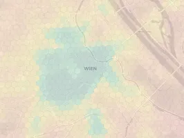 Vienna neighborhood heatmap